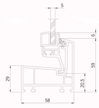Kellerfenster braun 80 x 40 Einfachverglasung mit Komplett Set Sicherheitsstange